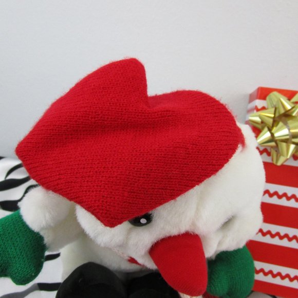 Vintage Cuddle Wit Stuffed Plush Snowman - Picture 5 of 8